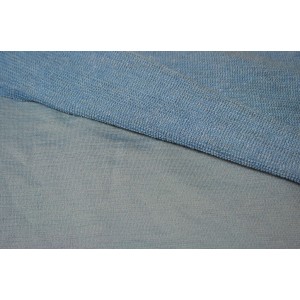 10cm Strickstoff doubleface "Soft Touch taubenblau"  Lillestoff    (Grundpreis € 18,00/m)